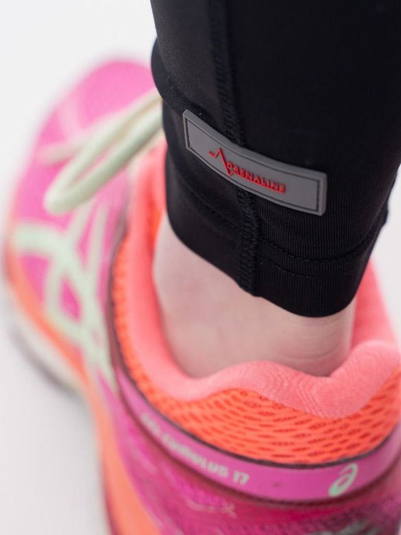 Ladies-Black-Gym-Leggings-Ankle-Detail