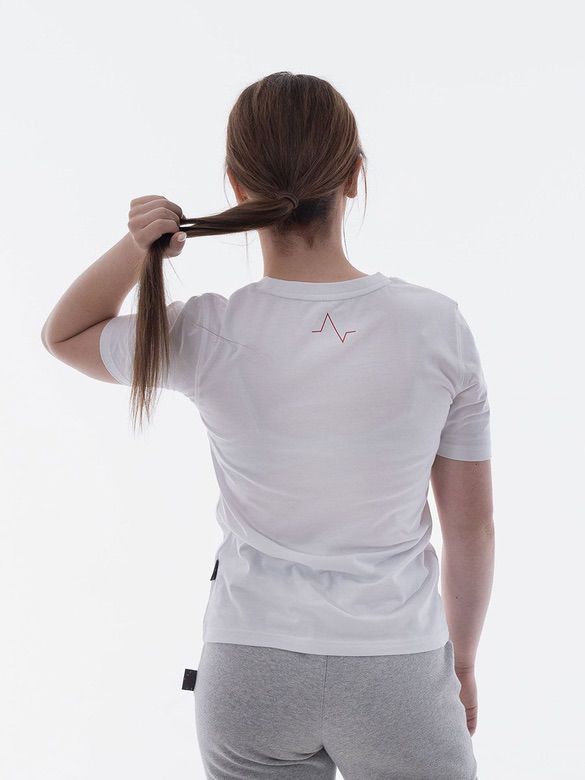 Ladies-White-Cotton-Tshirt