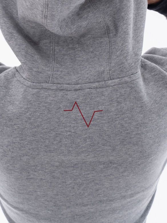 Ladies-Grey-Crop-Hoodie