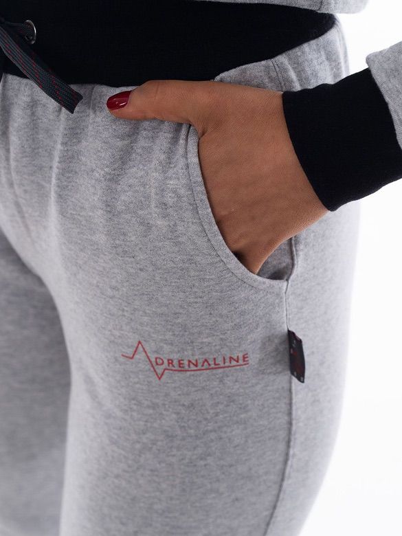 Ladies-Grey-Cuff-Gym-Joggers-Pocket-Detail