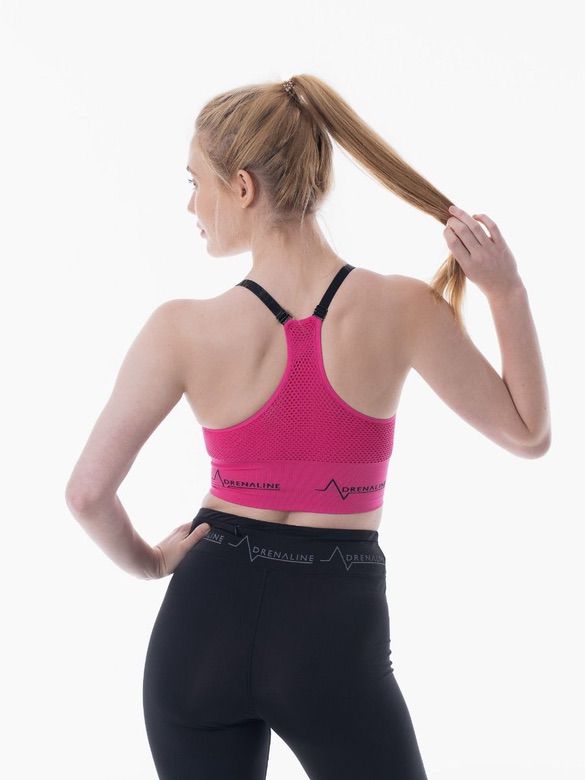 Ladies-Pink-Sports-Bra