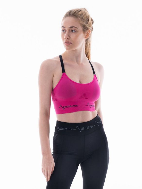 Pink Sports Bra