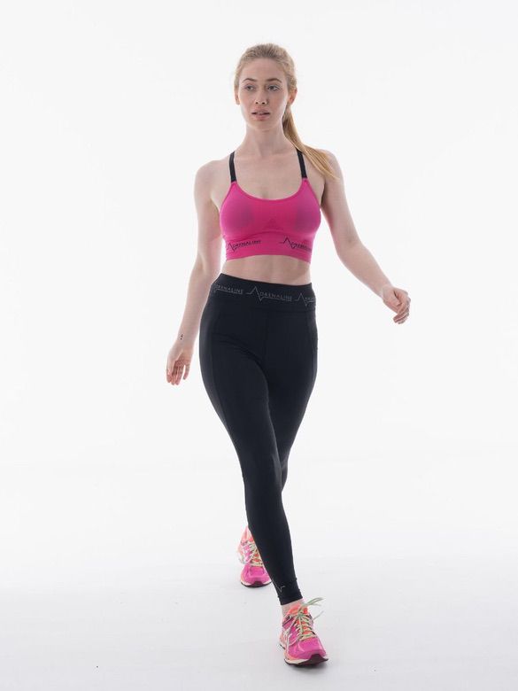 Ladies-Pink-Sports-Bra