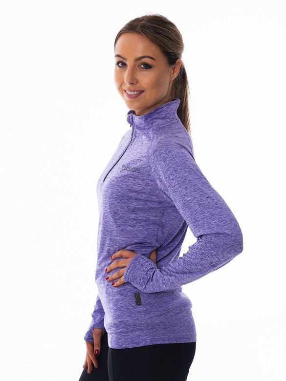 Ladies-Purple-Mid-Layer-Gym-Jacket-Zip