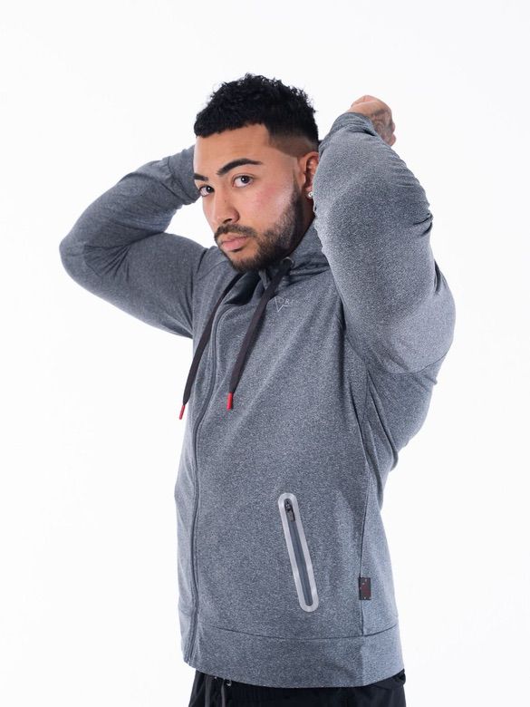 Mens-Grey-Tech-Hoodie-Zip