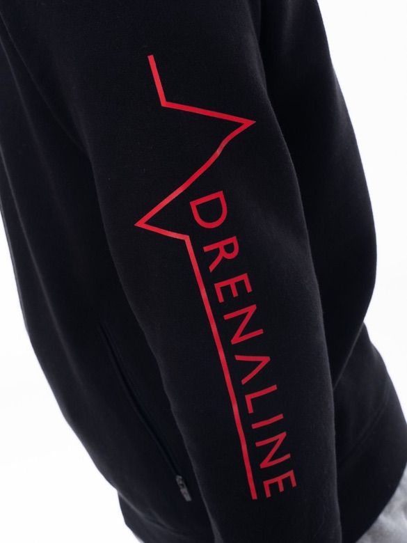 Mens-Grey-Gym-Hoodie