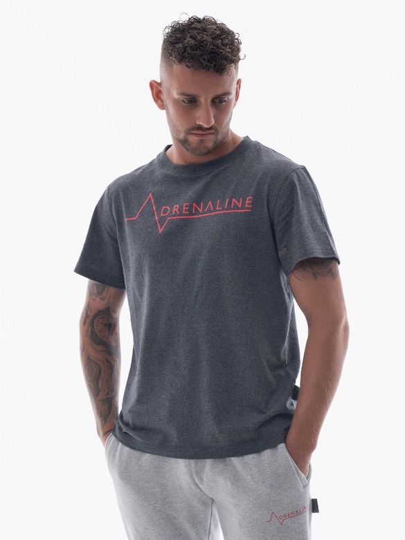 Grey Short Sleeve Cotton T-Shirt