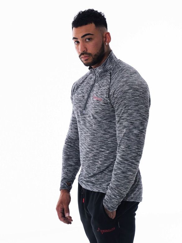 Mens-Grey-Midlayer-Jacket-Zip