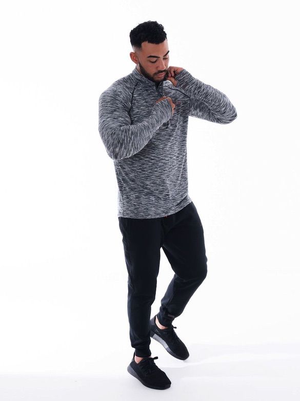 Mens-Grey-Midlayer-Jacket-Zipper