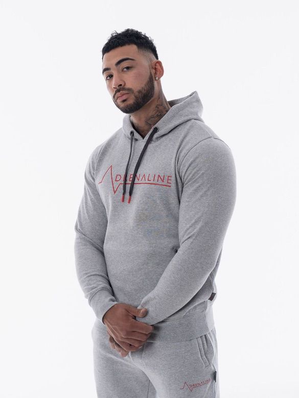 Mens-Grey-Pocket-Hoodie