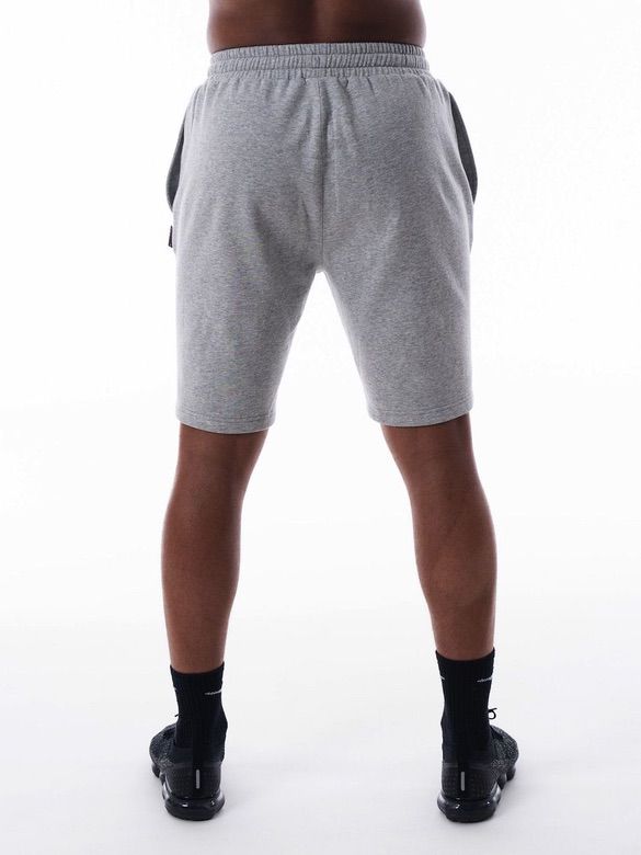 Mens-Grey-Sweat-Gym-Shorts