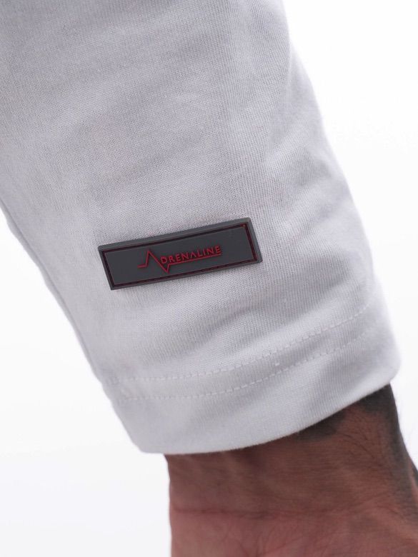 Mens-White-Long-Sleeve-Top-Back-Logo-Detail